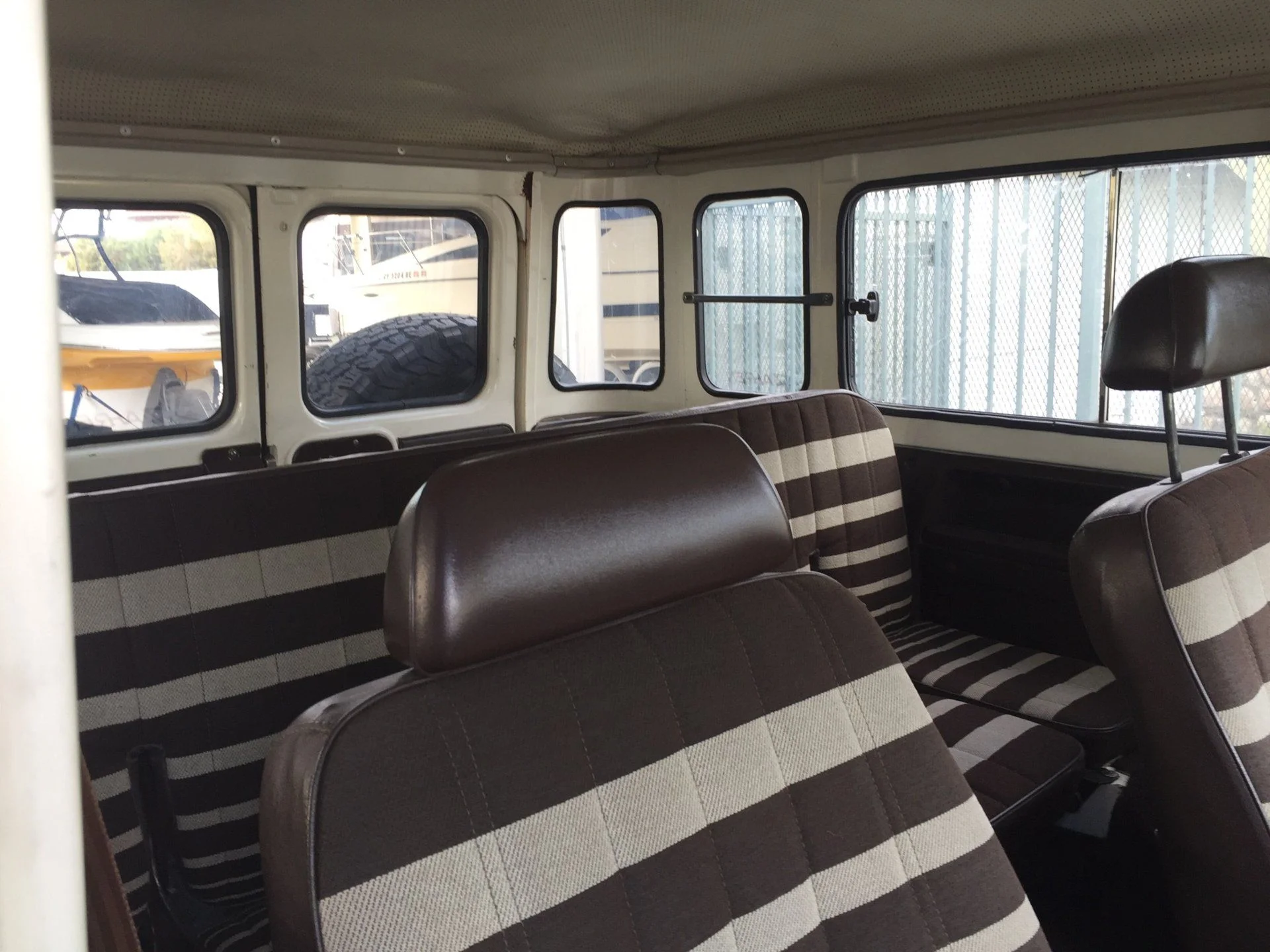 WTB Brown Zebra seats or that material.