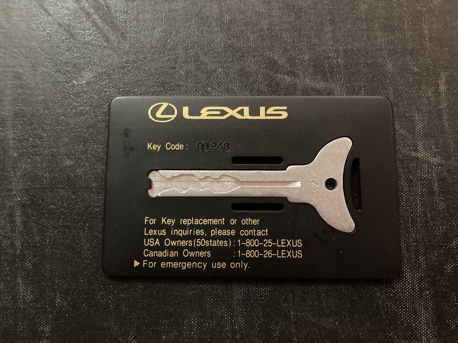 Lexus outlet wallet key