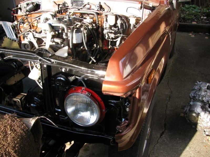 Drivers side fender installed Dec 2, 2011.webp