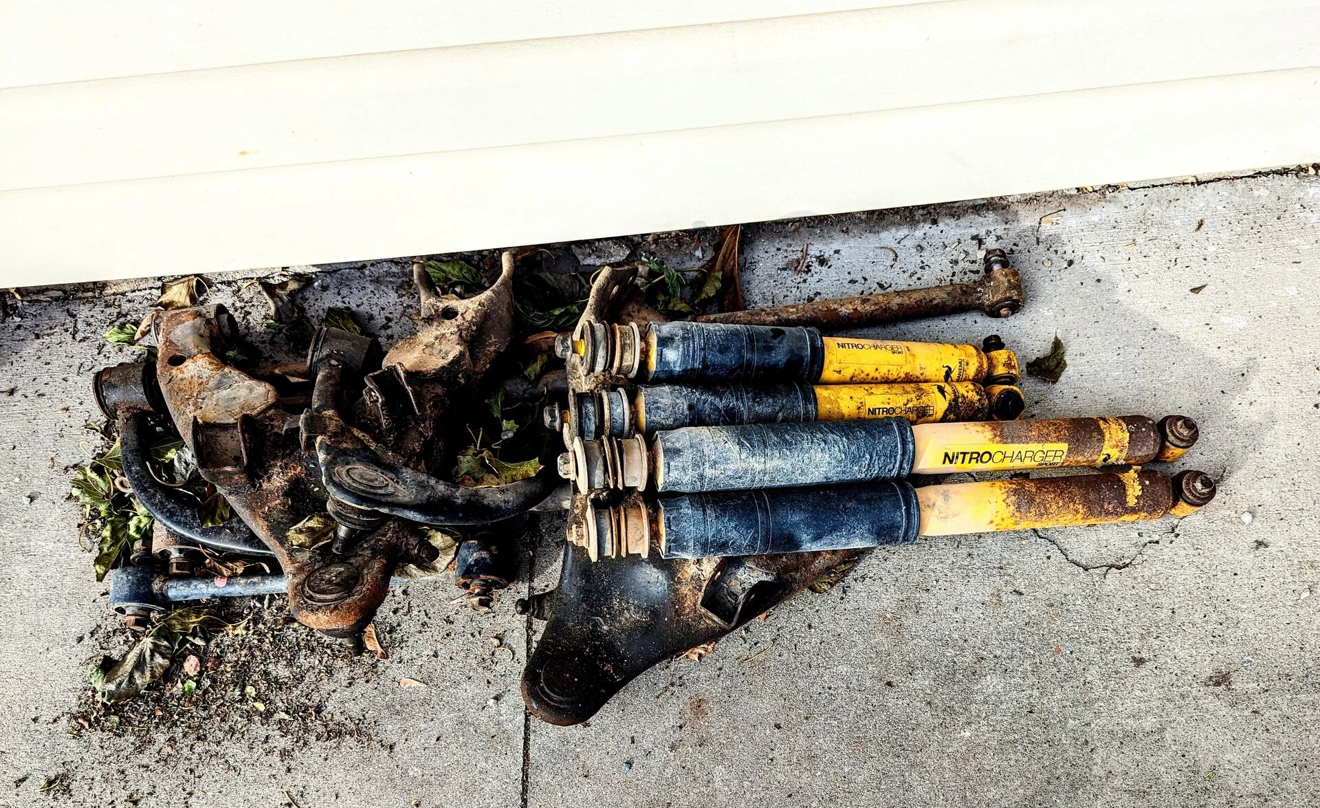 Driveway parts pile.webp