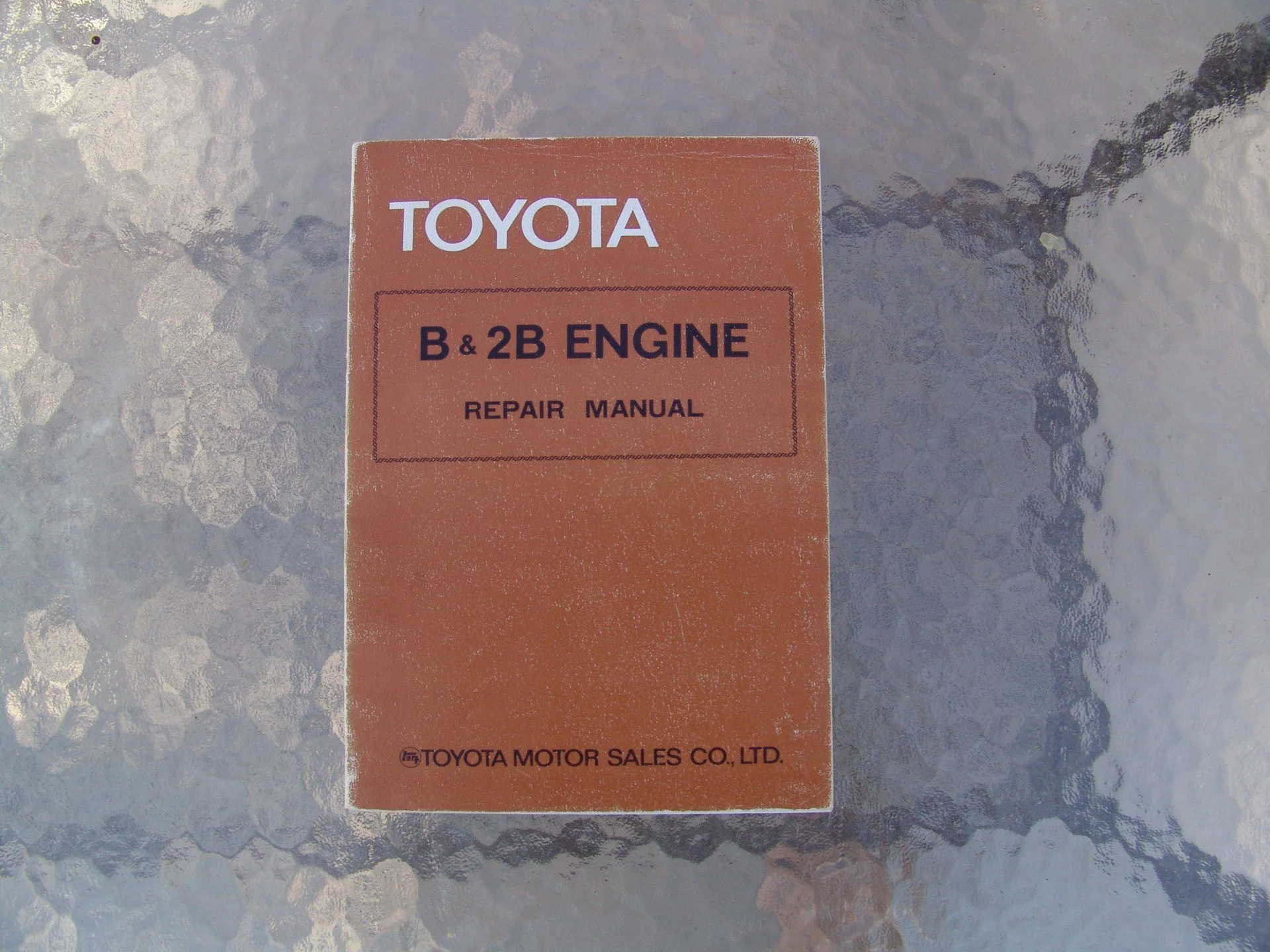 Toyota B 2B ENGINE REPAIR MANUAL (ORIGINAL)