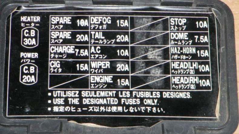 BJ70 Fuse Box Pic | IH8MUD Forum 2007 matrix fuse box 