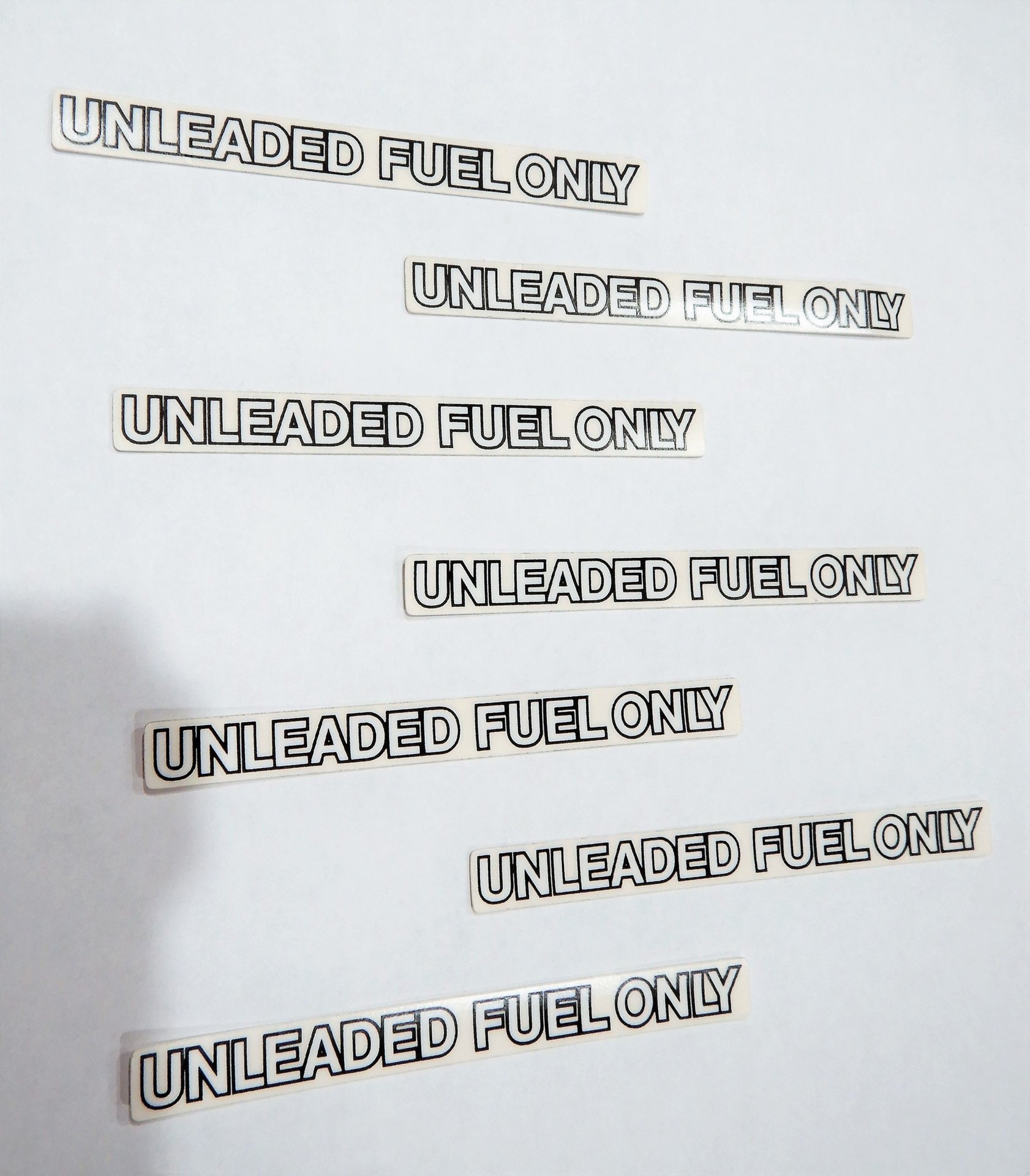 Decal Unleaded Fuel For Toyota Pick up FJ40 4Runner Sticker