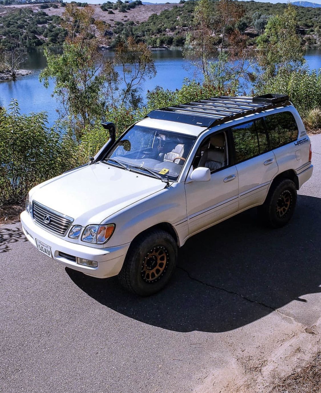 Lexus lx470 on sale roof rack