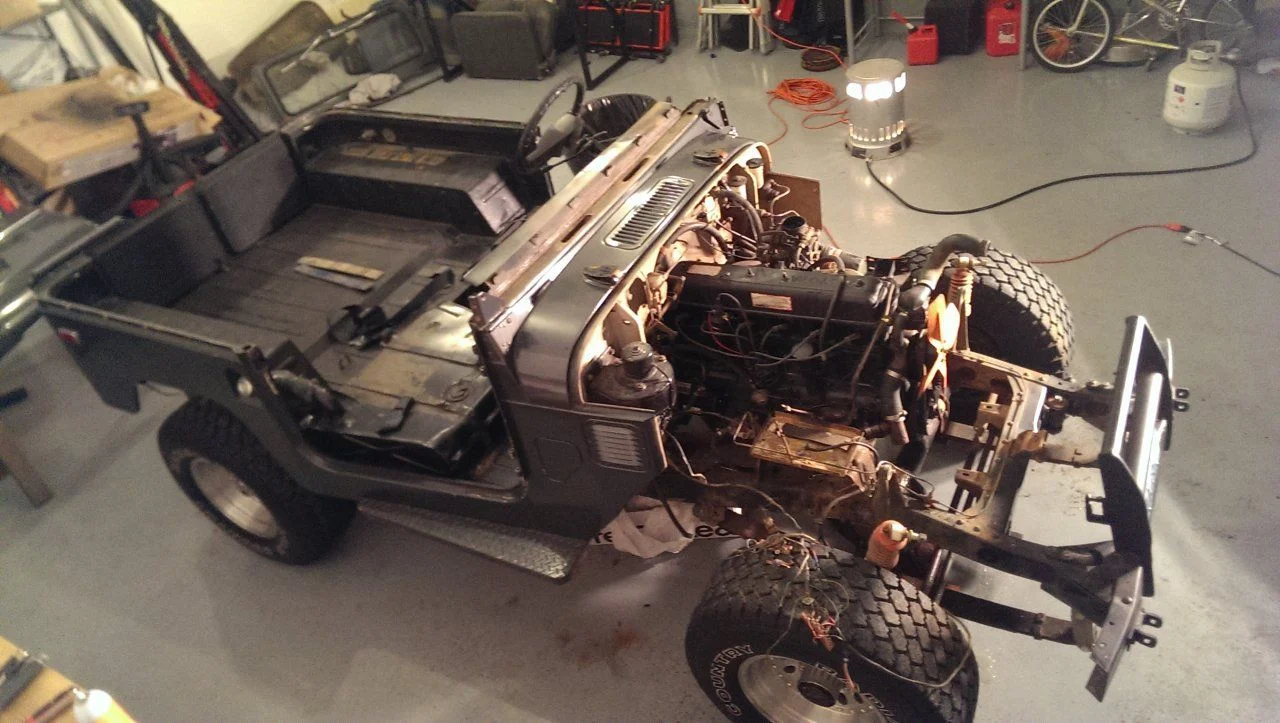 1970 FJ40 Clean Rust Free Project - WA State USA