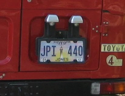 FJ 40 License Plate Assembly.webp