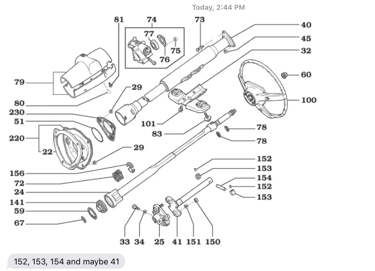 FJ steering parts diagram.webp