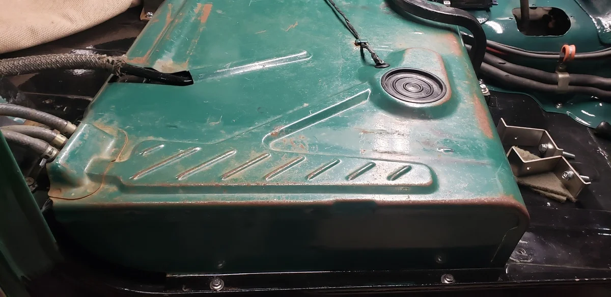 FJ40 Gas Tank Cover Installed.webp