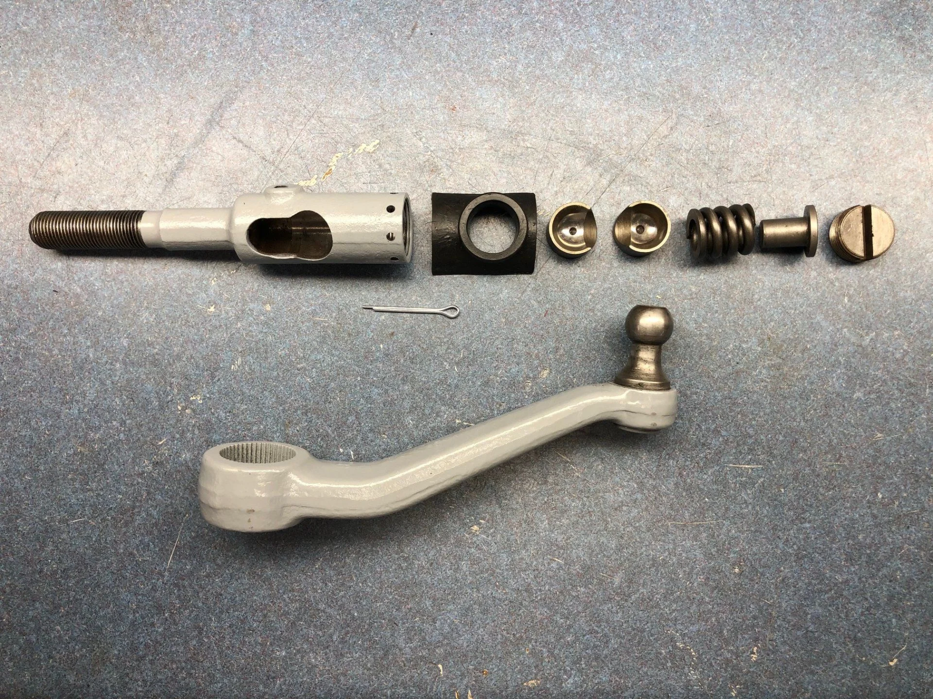 FJ40 OEM Drag Link - Exploded.webp