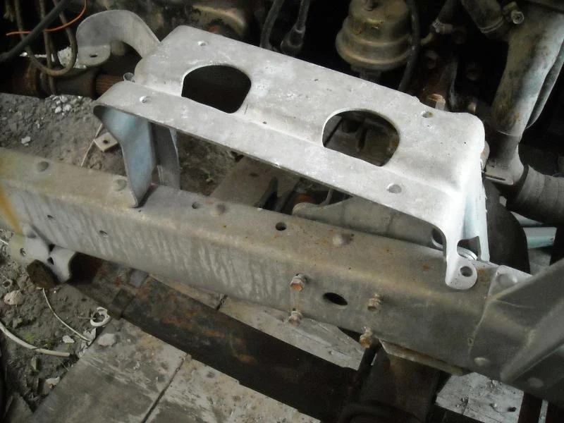 fj40 project galvanized frame and battery mount.webp
