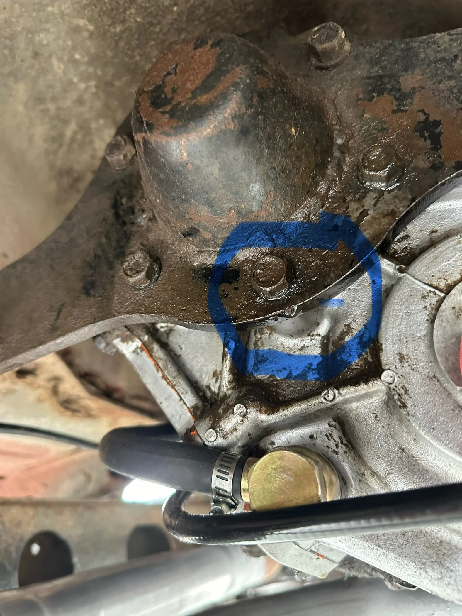 FJ40 Transfer leak.webp