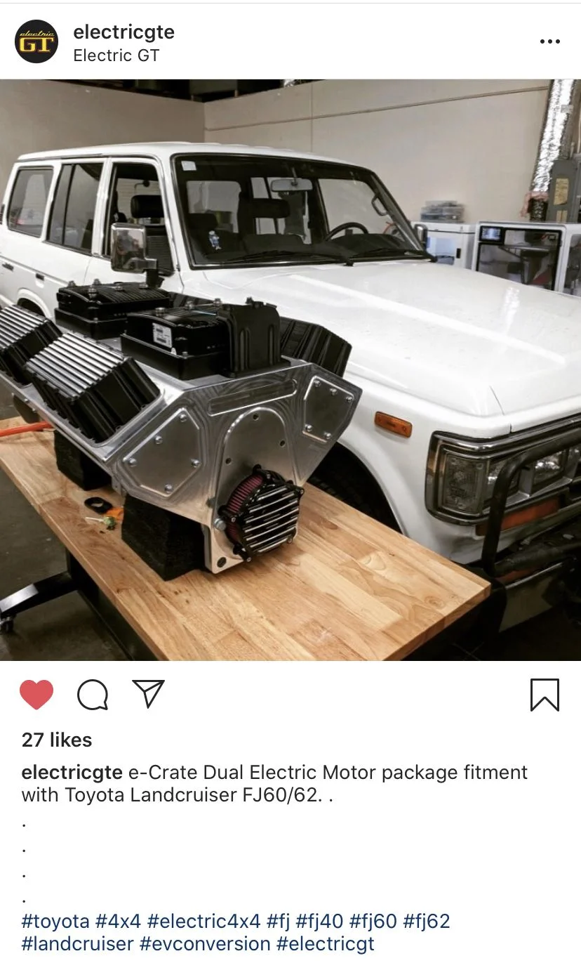 Fj cruiser outlet electric conversion