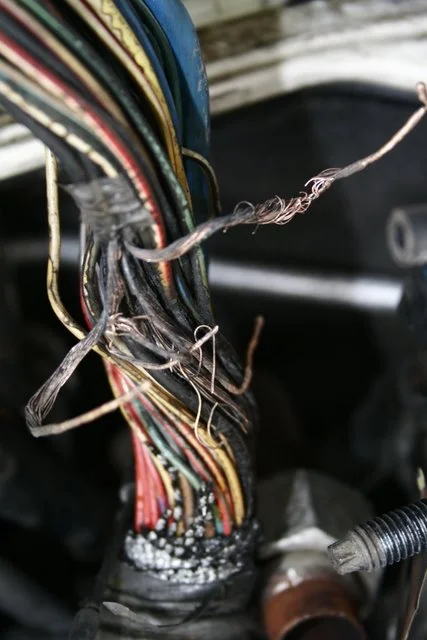FZJ80 burned engine harness.webp