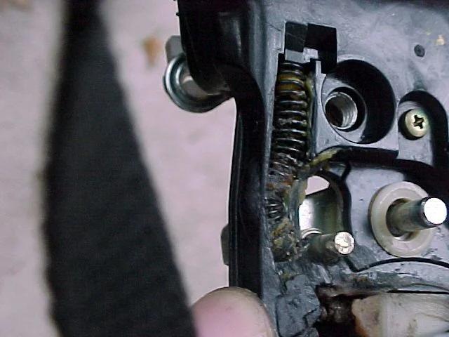 FZJ80 door latch spring plastic deformed.webp