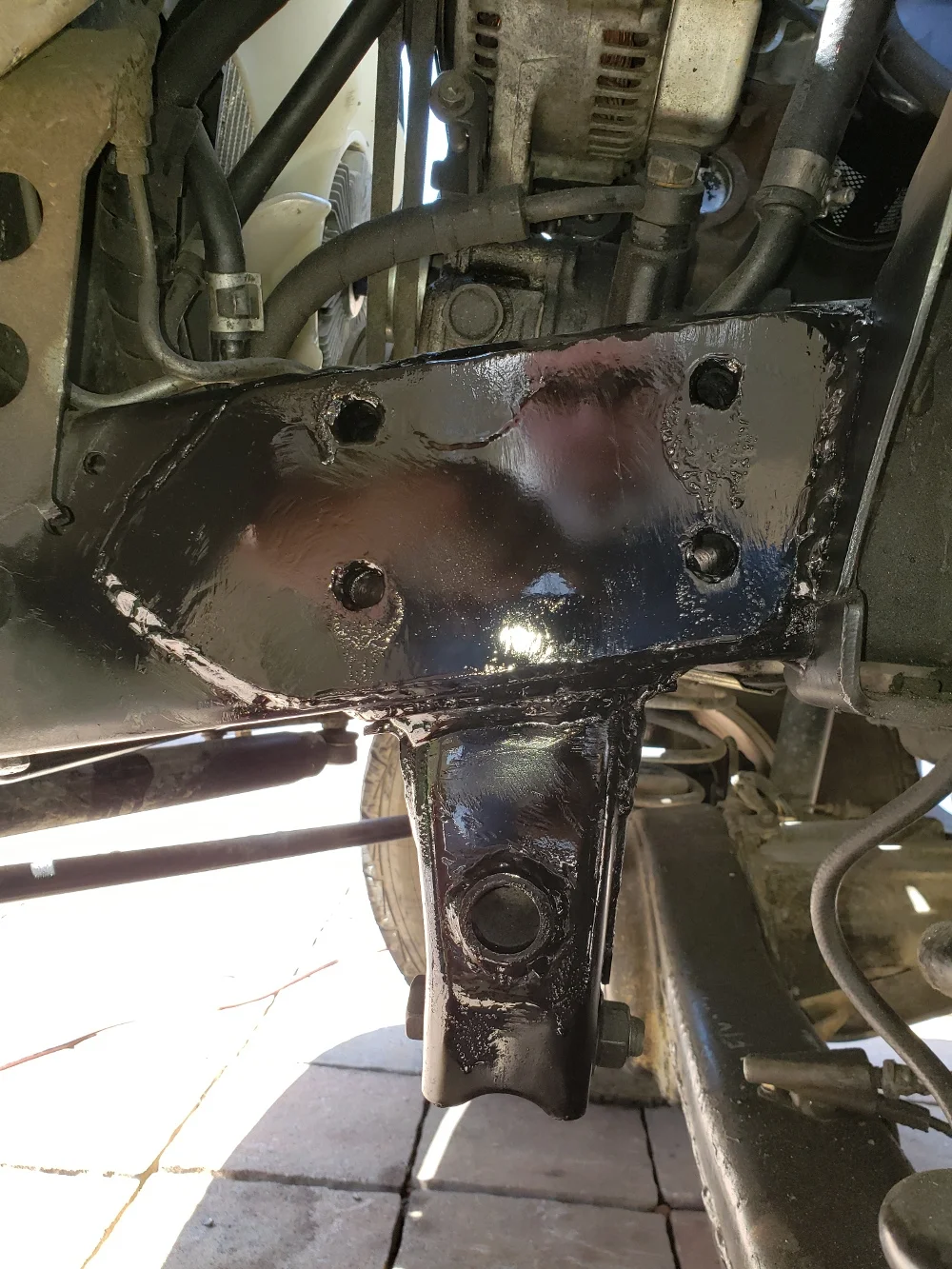 fzj80 plates welded steering box 2.jpg