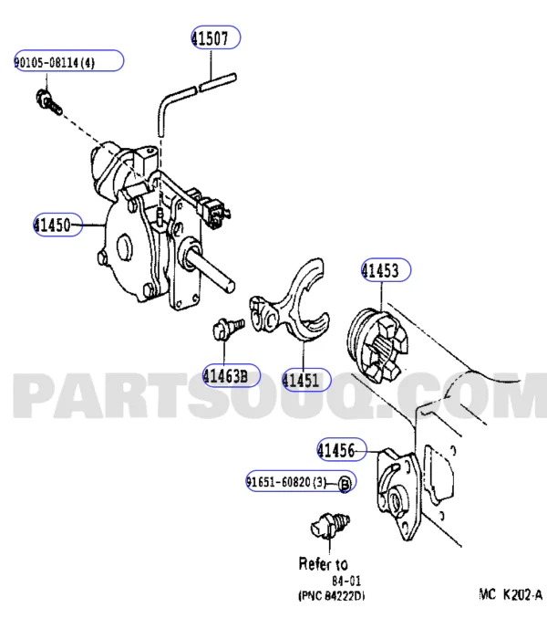 FZJ80 Rear Diff Lock motor parts.PNG