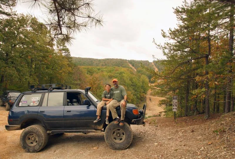 Holden and I on Twin Hills.webp