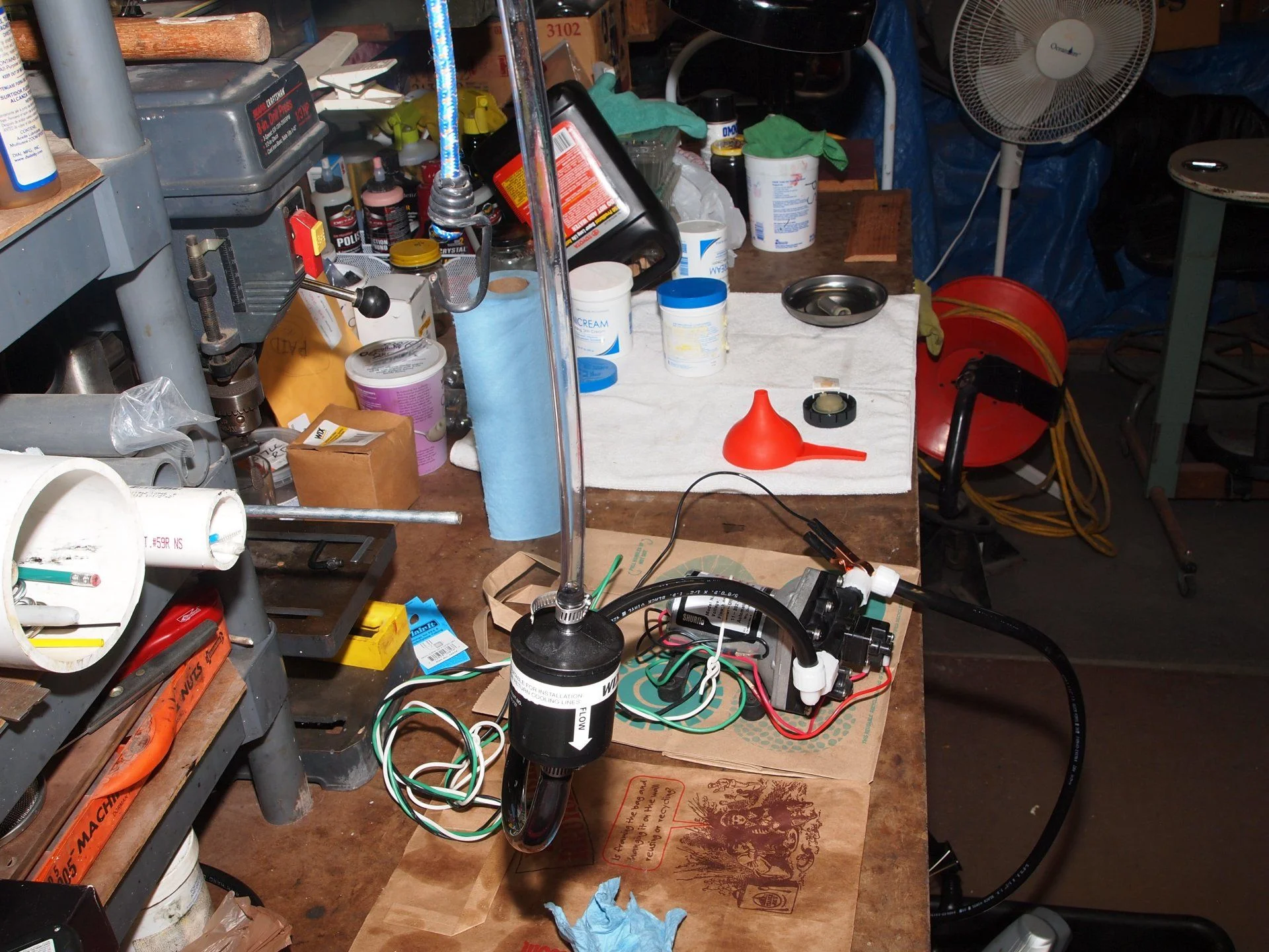 Homemade hydraulic Filter to Pump.webp