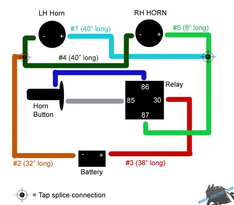 Horn Relay Wiring Diagram Anaismikael