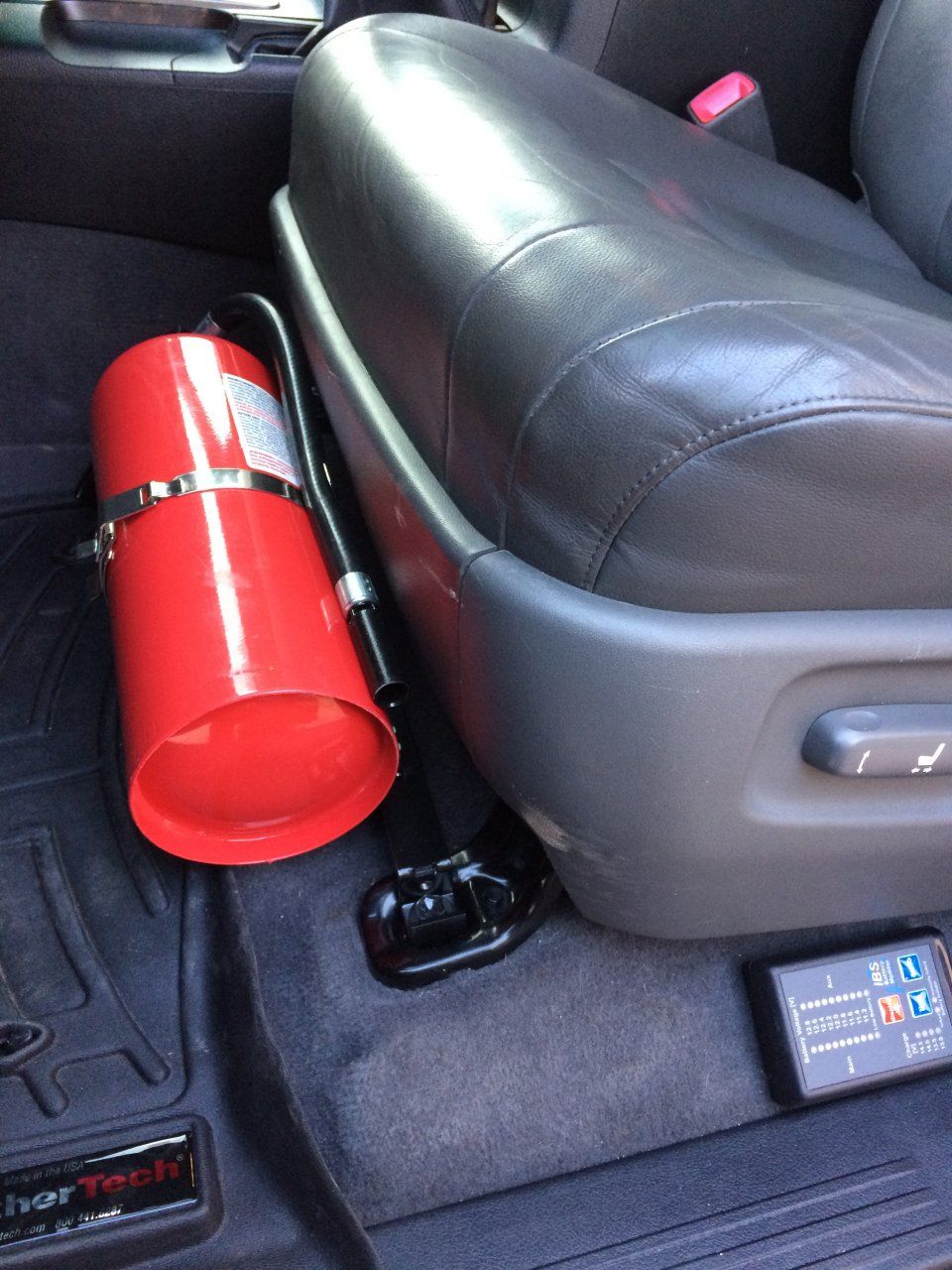 Mounting fire extinguisher truck cap? - YotaTech Forums