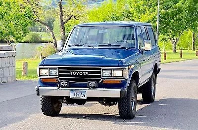 1988 Toyota LandCruiser FJ62 4x4! Rare Blue; Only 134K Miles