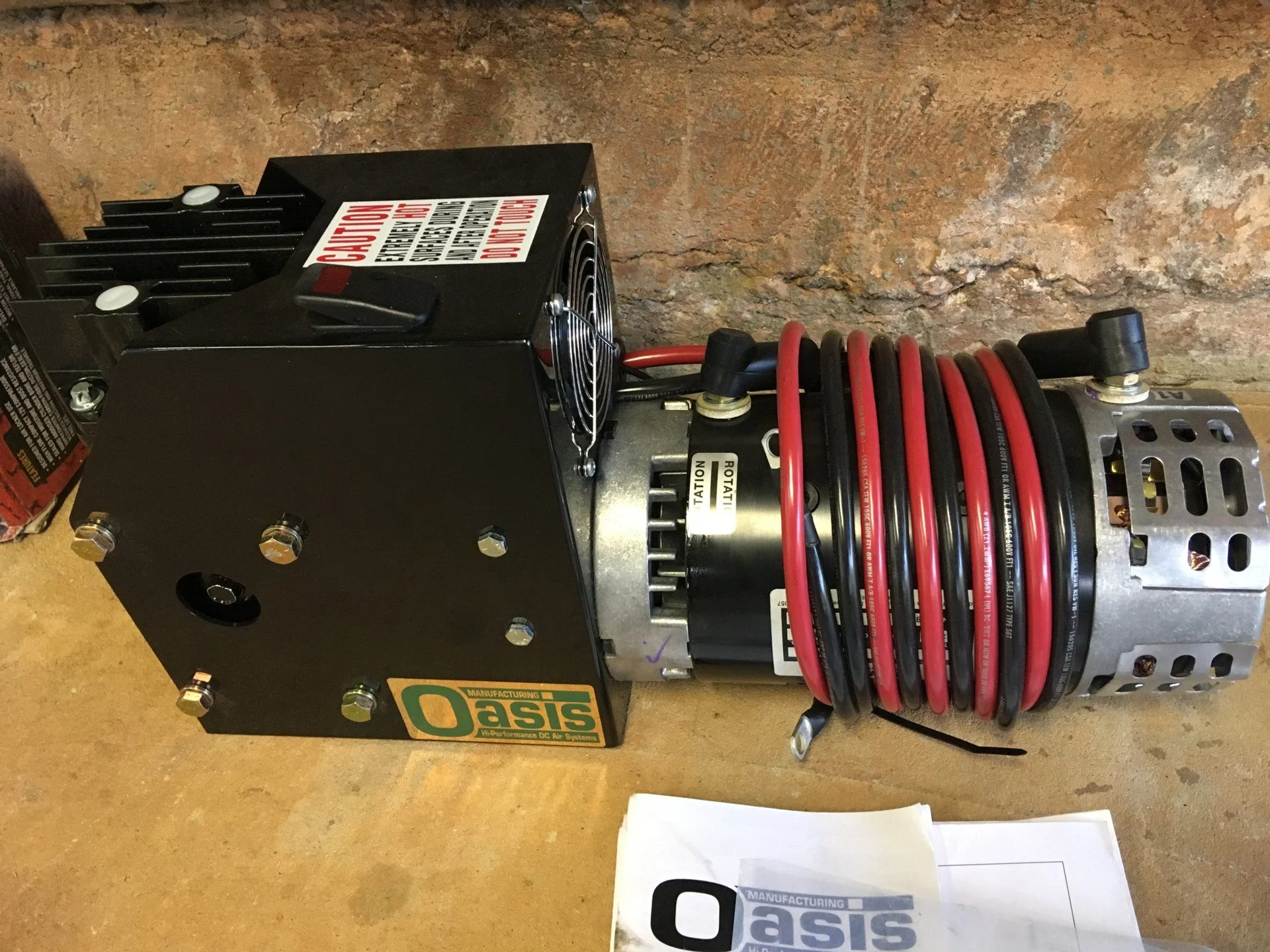 Oasis compressor outlet