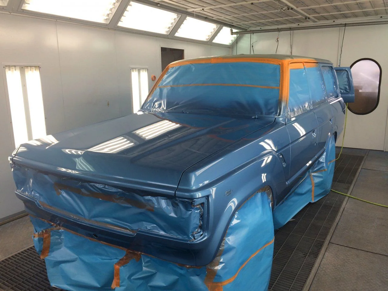 1982 FJ60 in NYC. Stunning Sky Blue restoration