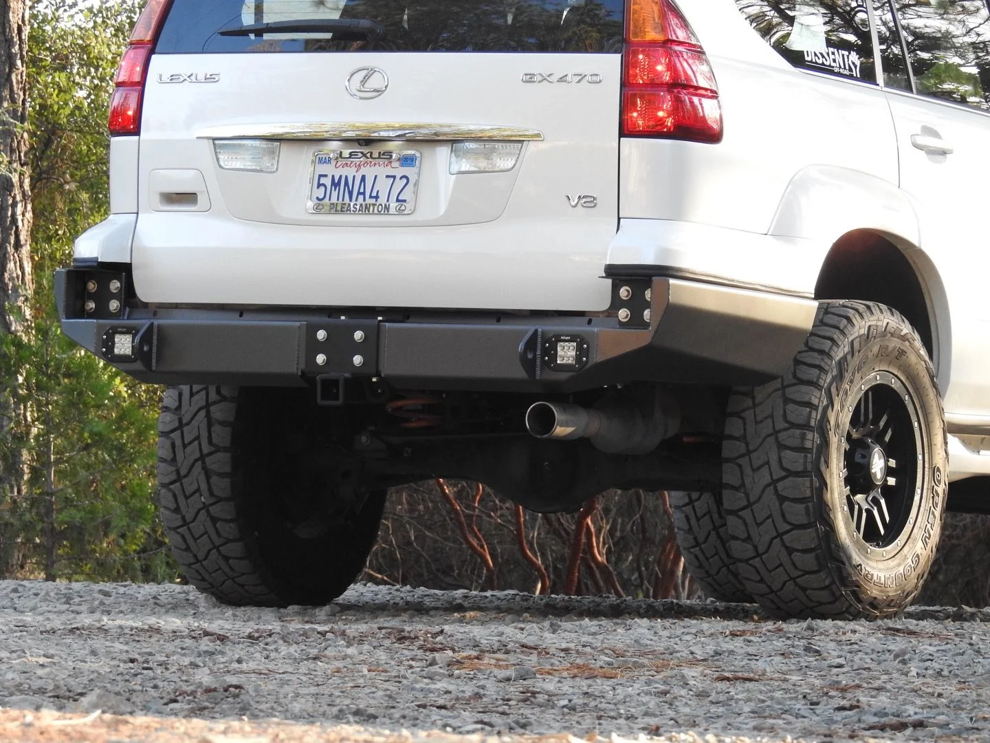Gx470 off 2024 road rear bumper