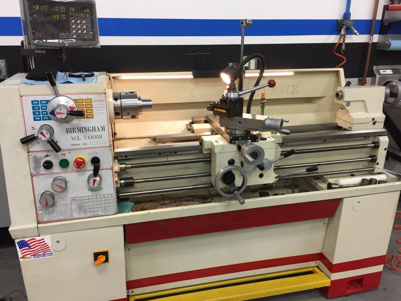 Birmingham Lathe Ycl-1440gh Manual