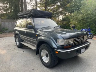 Vancouver, Canada, 1991 Toyota HDJ81 Landcruiser JDM (RHD)