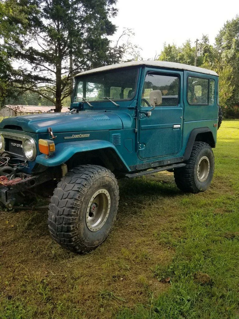 1975 FJ40 w/ 350 on 35s in NW Arkansas