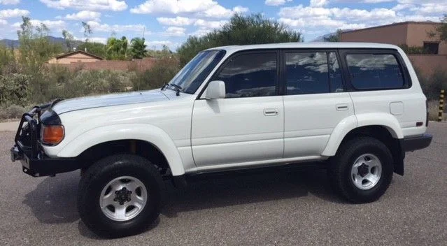 1996 White Rust-free FZJ80, Modest Build, 178,000 miles