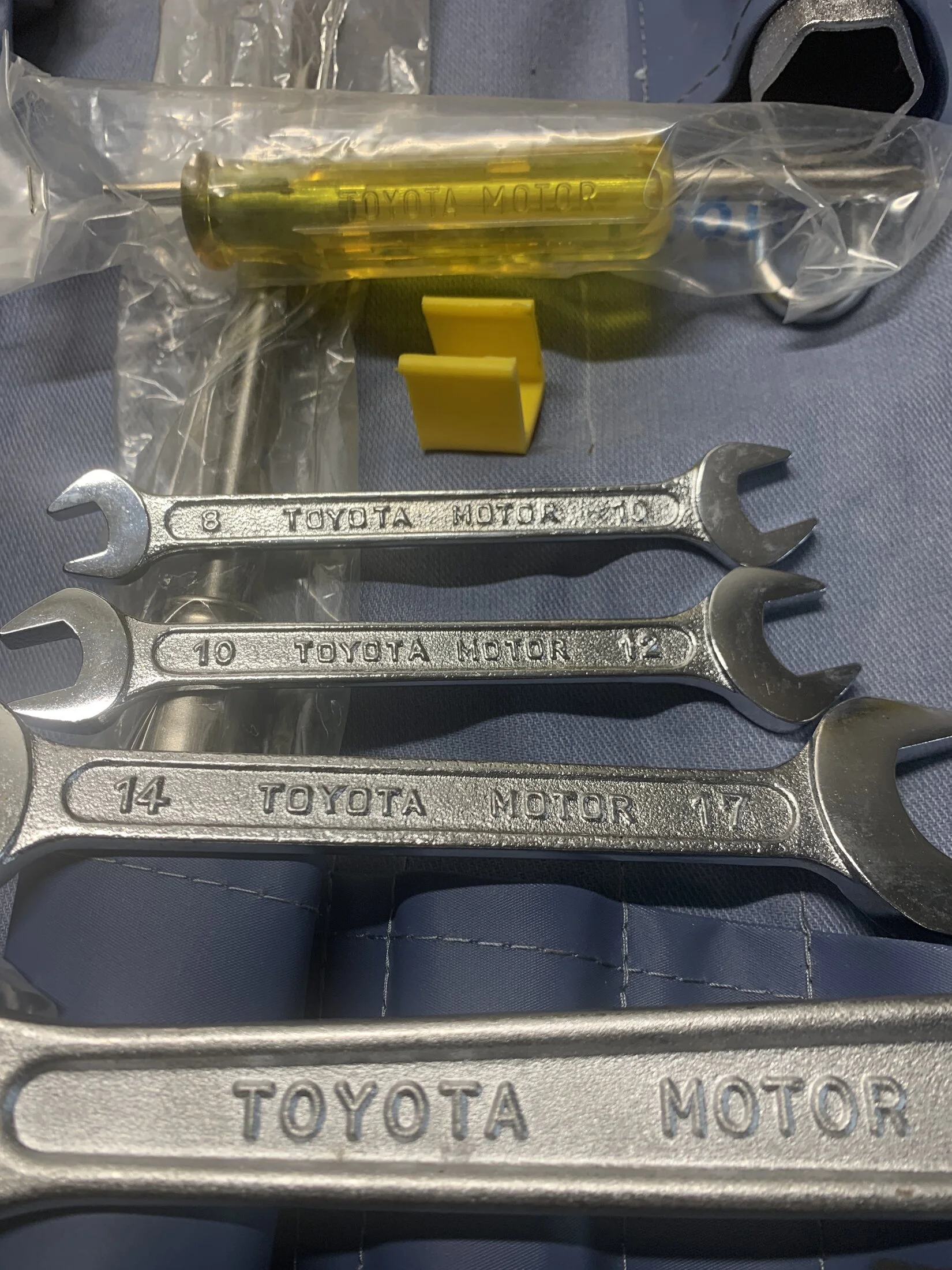 Vintage TOYOTA MOTOR Hand Tools and 