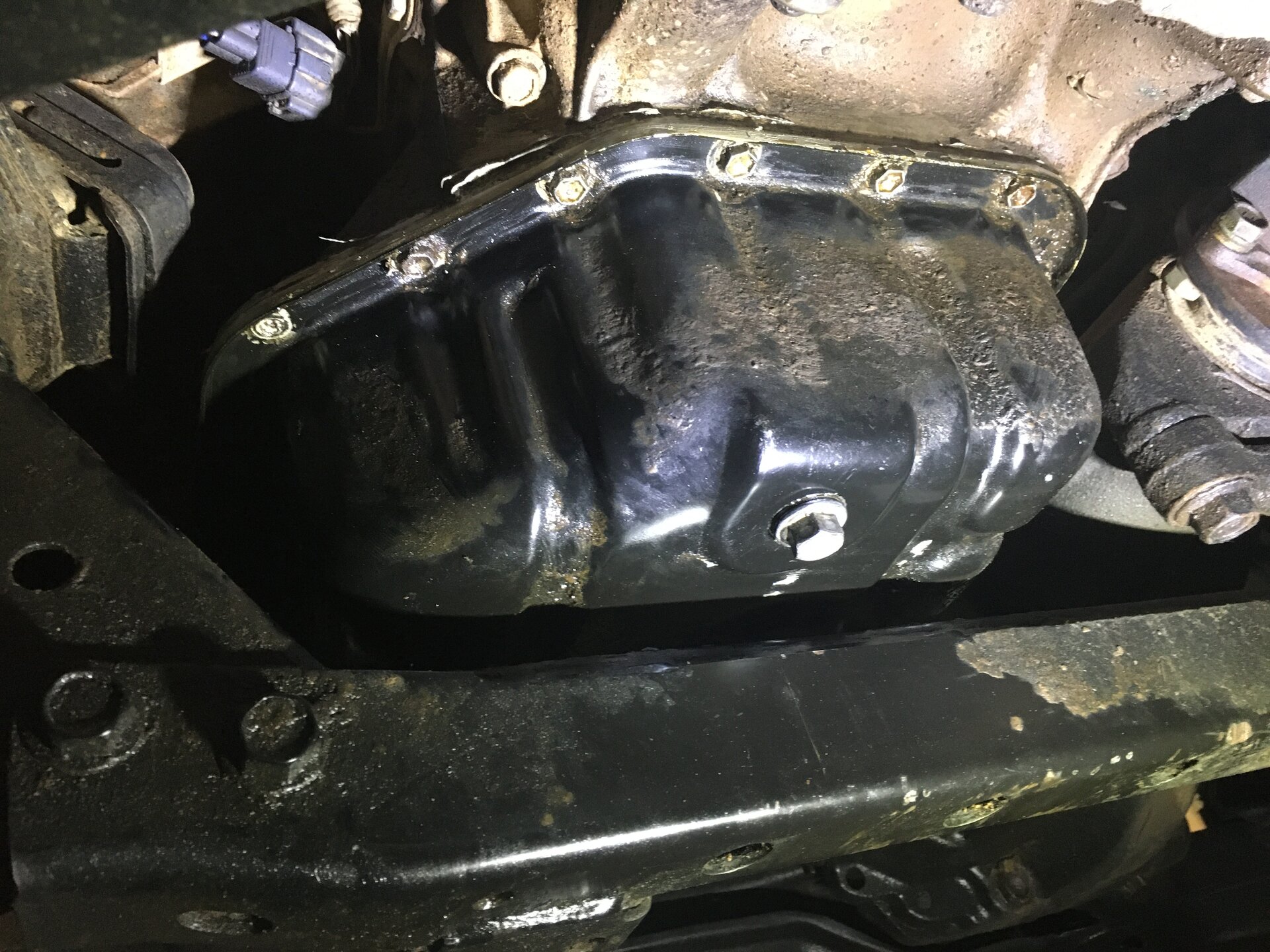 2 (lower) Oil pan leak. IH8MUD Forum
