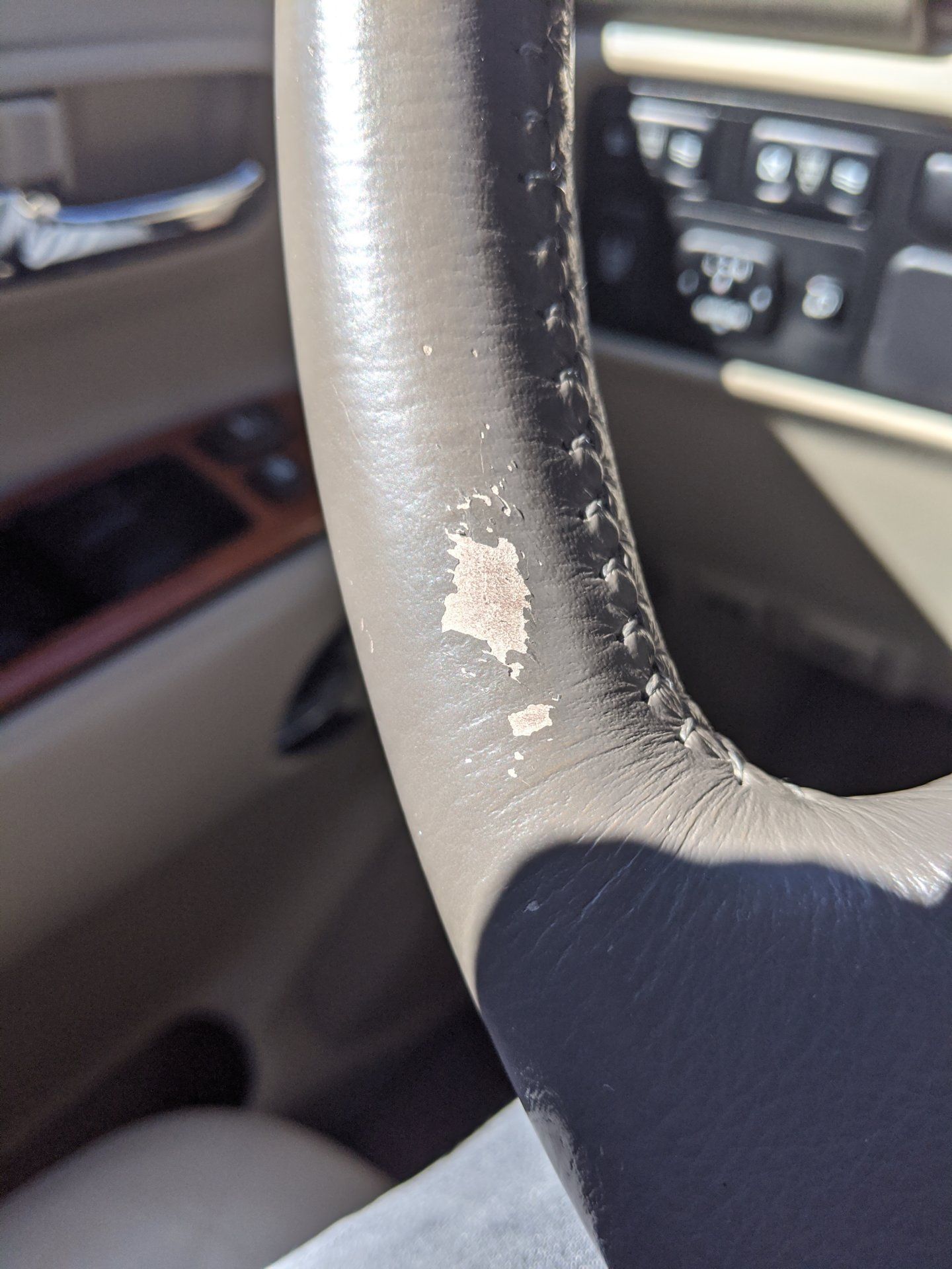 Worn steering wheel repair | IH8MUD Forum