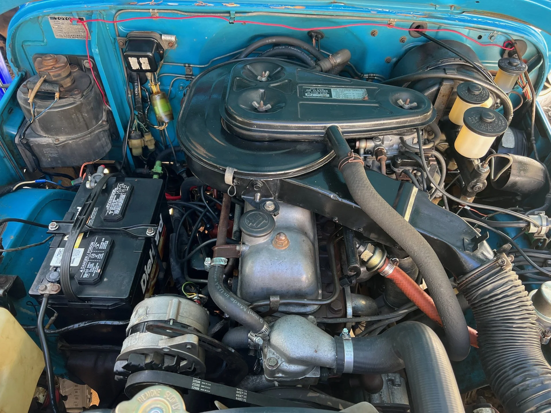 San Diego, 1978 Toyota Land Cruiser FJ40, Sky Blue.