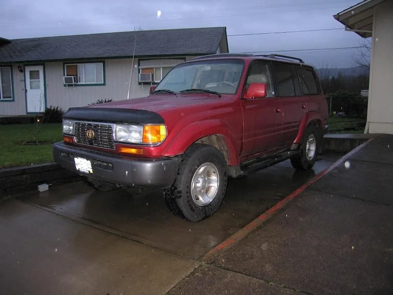 Medium Pearl Red '96 FZJ80 for sale.