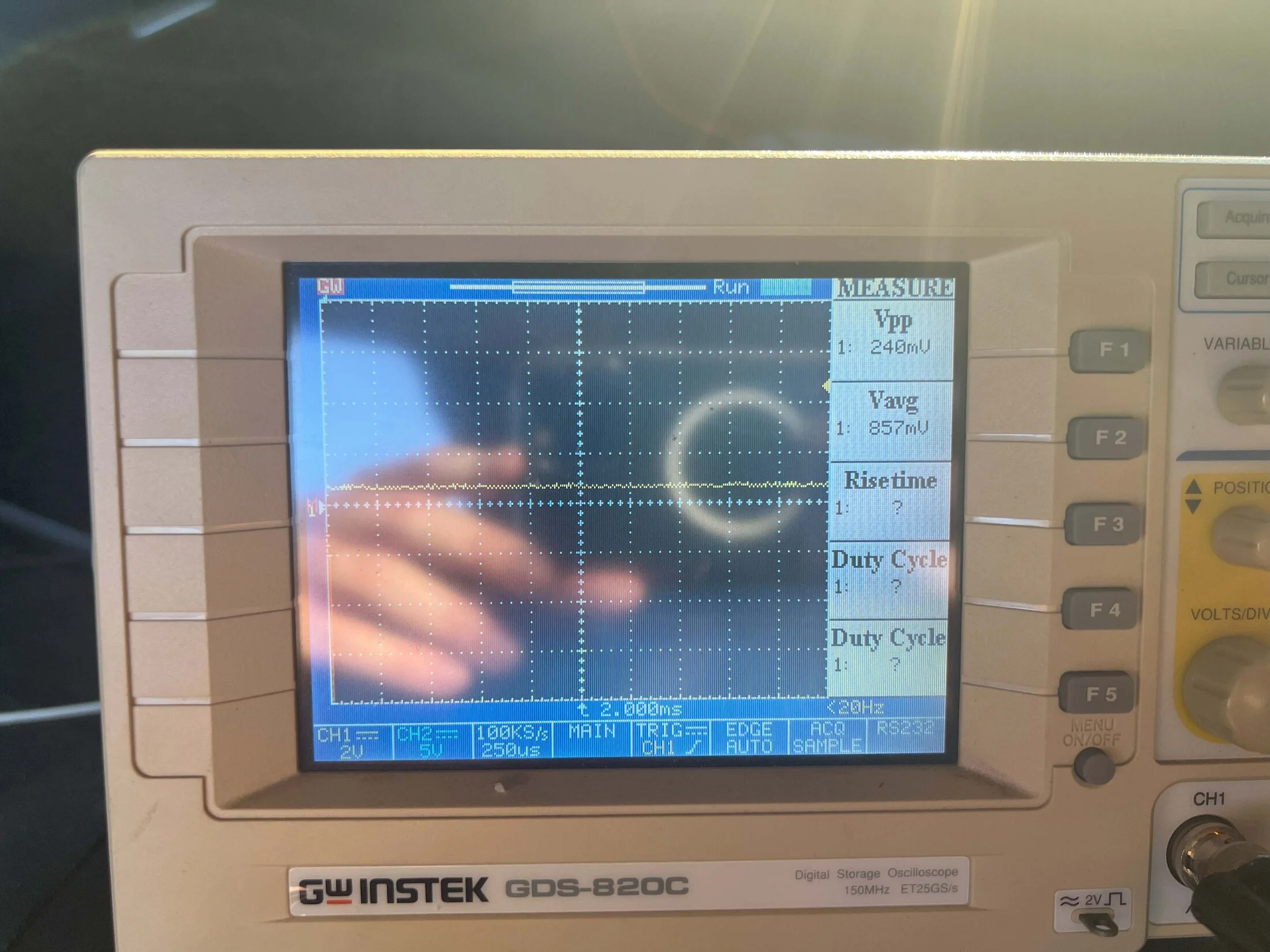 at 2500rpm