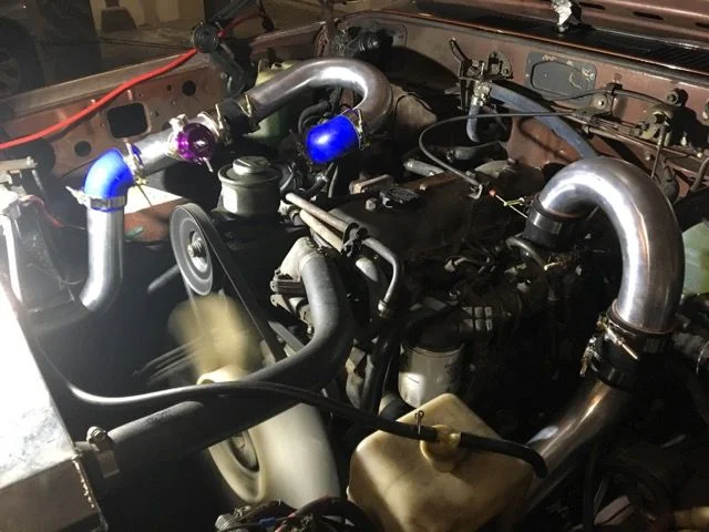 Adventure-rig: FJ60 with 3B + turbo + intercooler