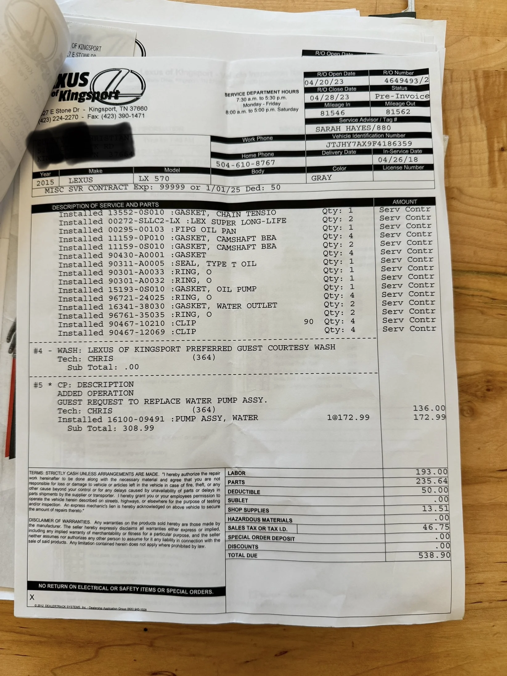 SOLD - NE TN: 2015/Lexus/LX570 | IH8MUD Forum | Toyota, Lexus & Off ...