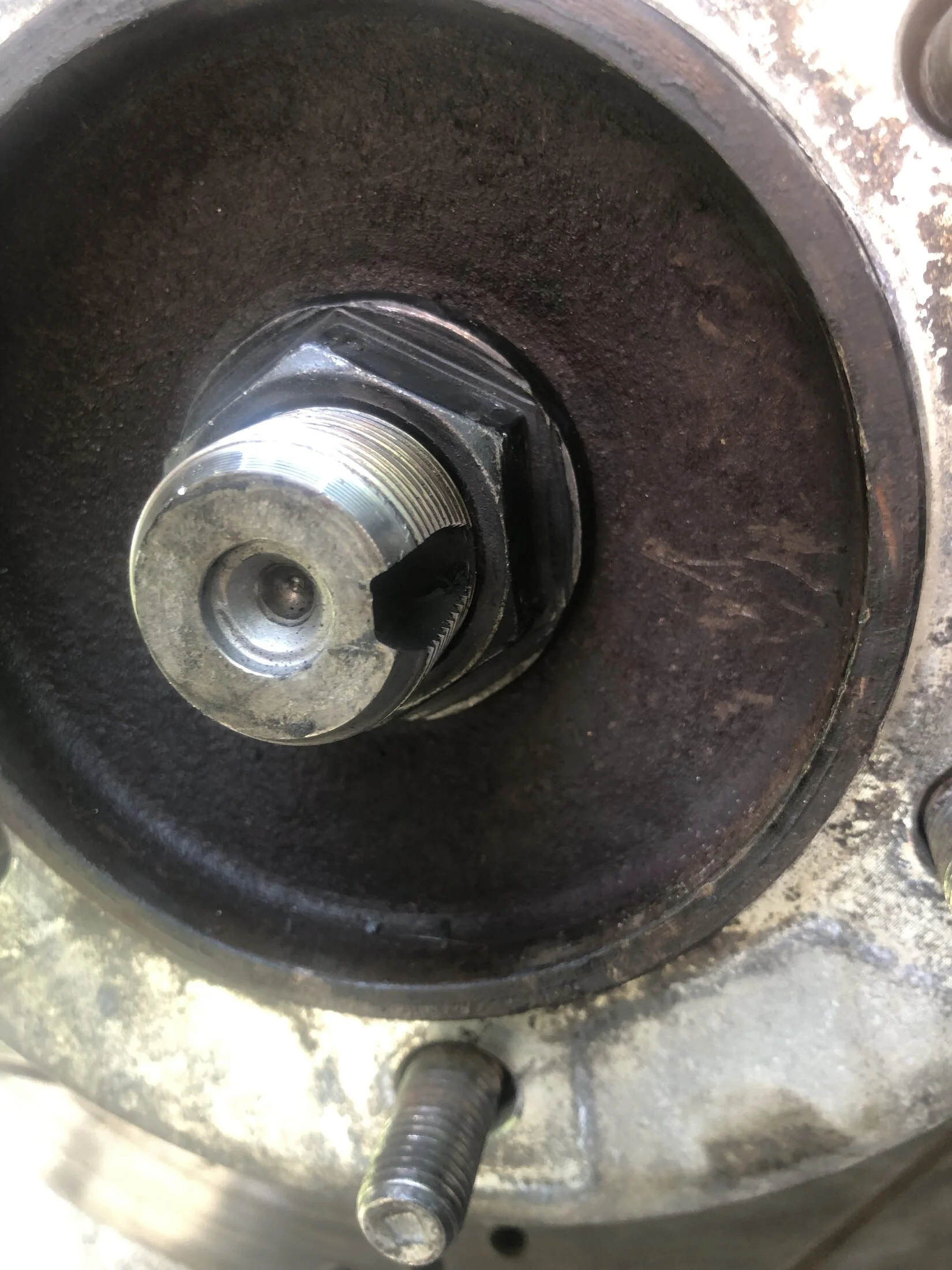 New OEM CV axle no cotter pin hole? | IH8MUD.com Forum