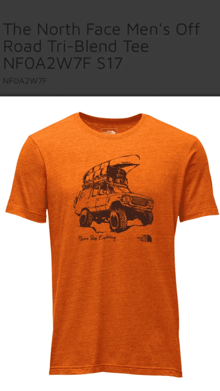 north face jeep shirt