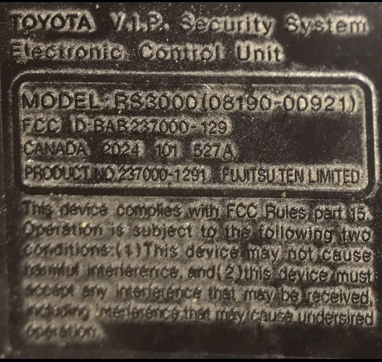 Which FOB for the RS3000? | IH8MUD.com Forum | Toyota, Lexus & Off-Road ...