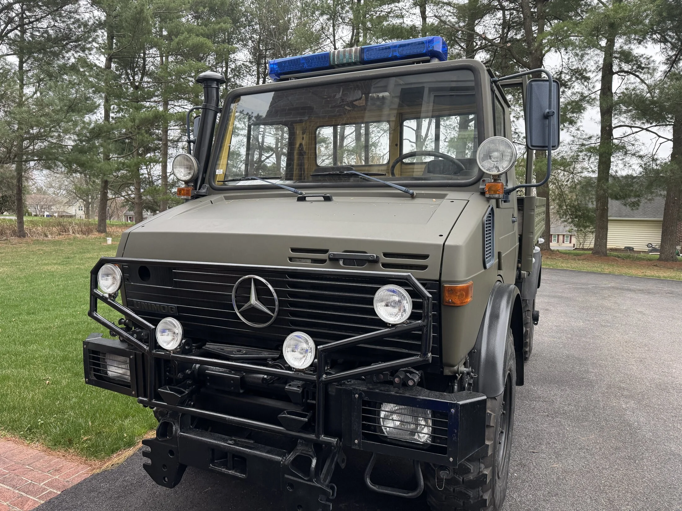 MD: 1997 Mercedes Unimog U1450 31k miles (4k engine hr)