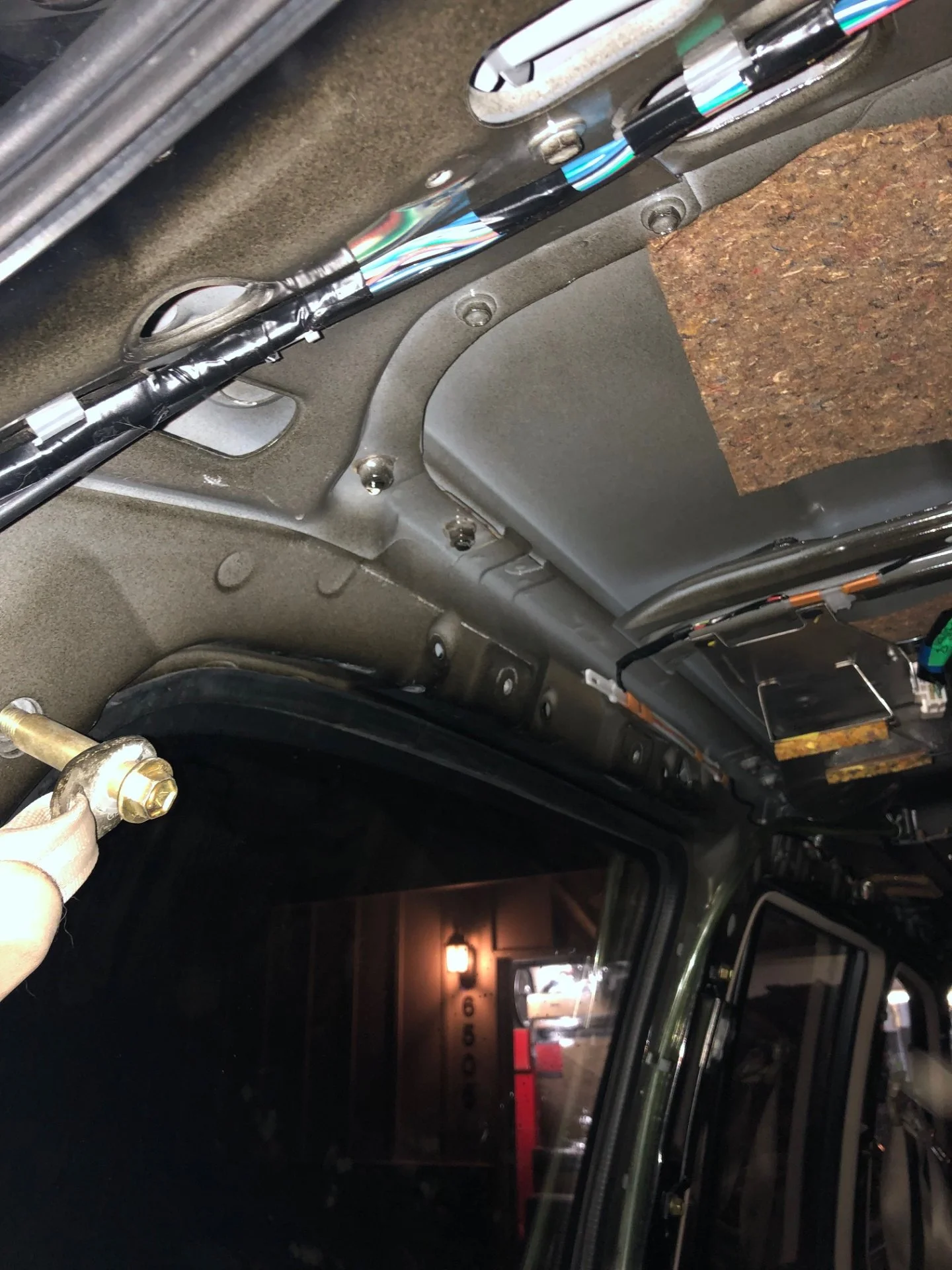 LH Rear Roof Rack Bolts Leaking.webp