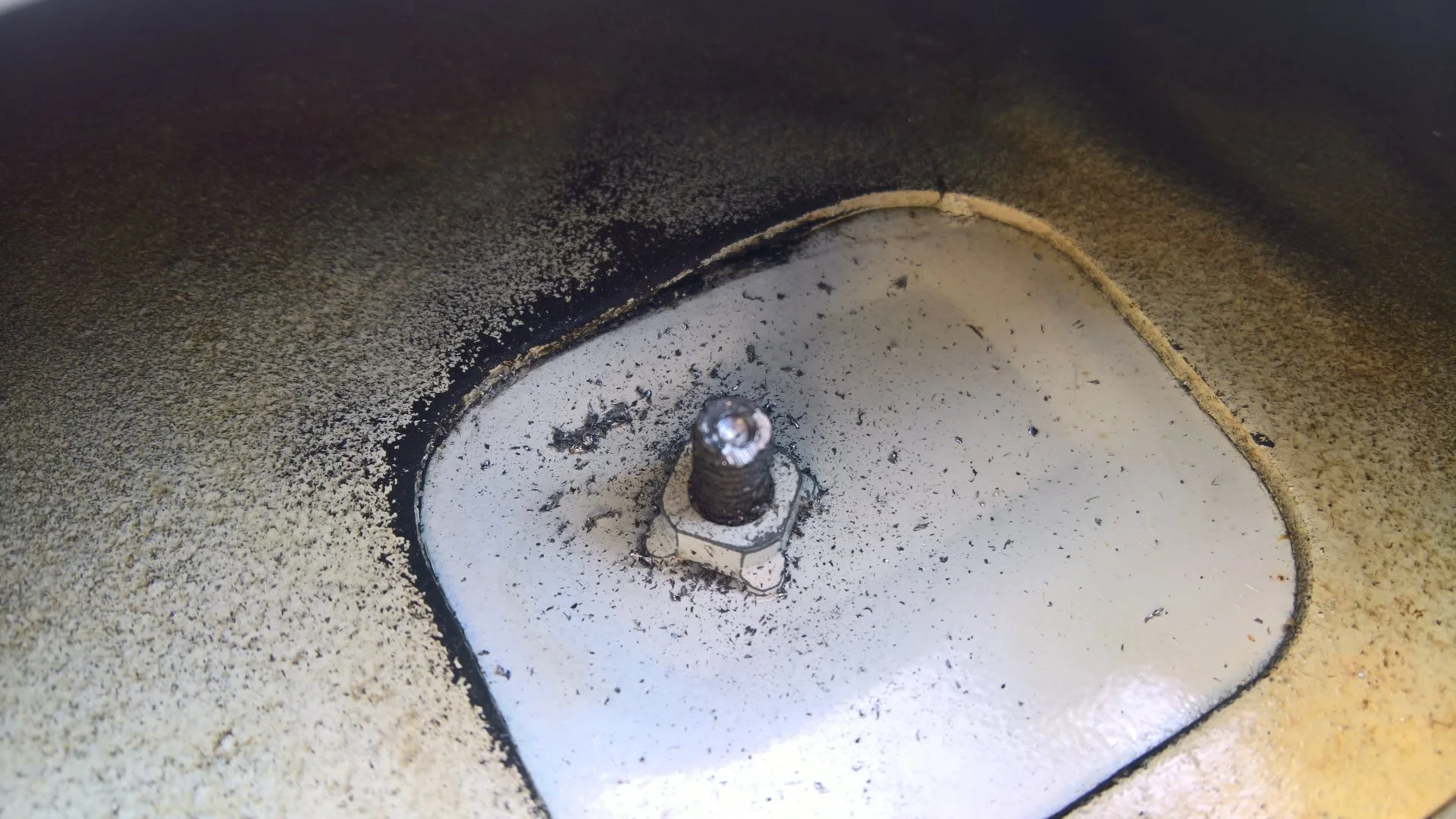 LIcense plate screw Easy Out attempt inside.jpg