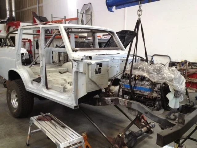 Mock up May 2013 motor install start.webp