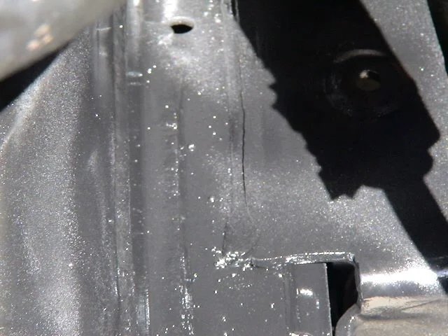 Motor mount bracket weld crack.JPG