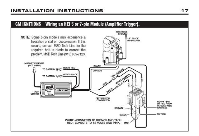 Help With Msd Wiring On Tbi Ih8mud Forum, Msd 6a Wiring Diagram Chevy Hei