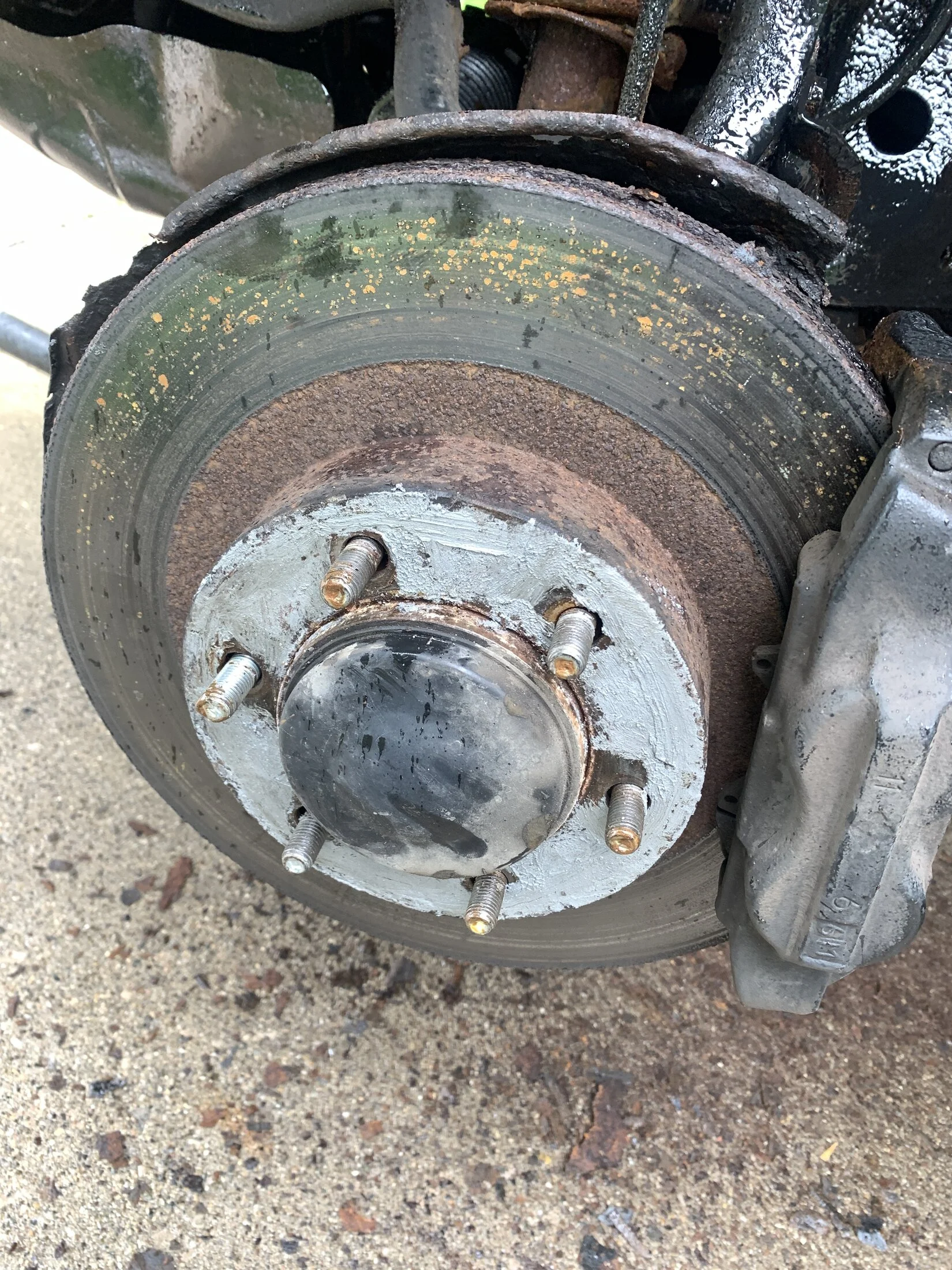 Never-Seize on Rotor.JPEG